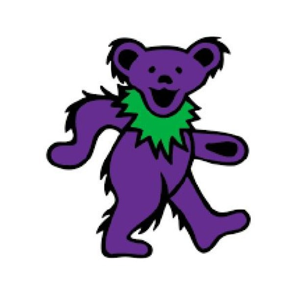 Grateful Dead Dancing Bears With Logo Sticker