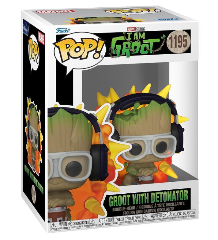 Funko - Pop! Marvel: I Am Groot - Groot with Detonator