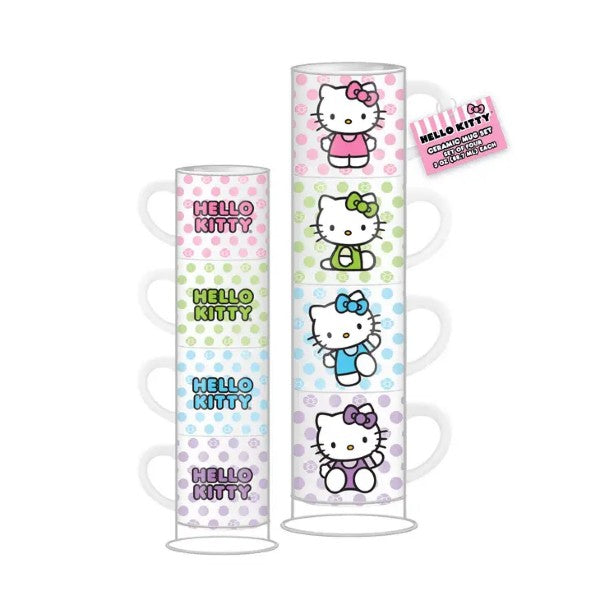 Hello Kitty Novelty Glass Cup 2-set from japan