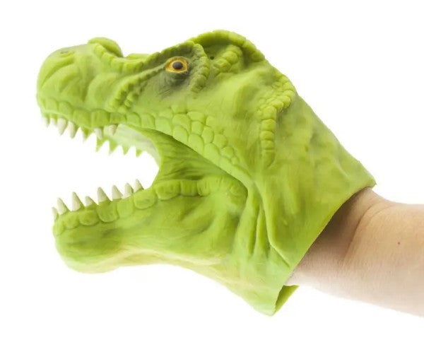 RUBBER HAND PUPPET DINOSAUR - THE TOY STORE