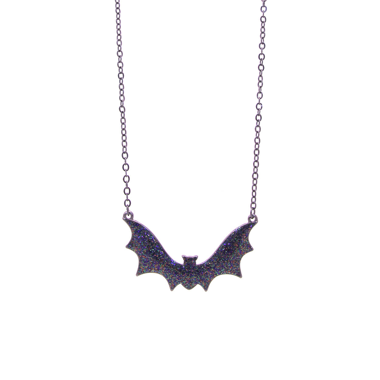 Necklace - Bat Glitter