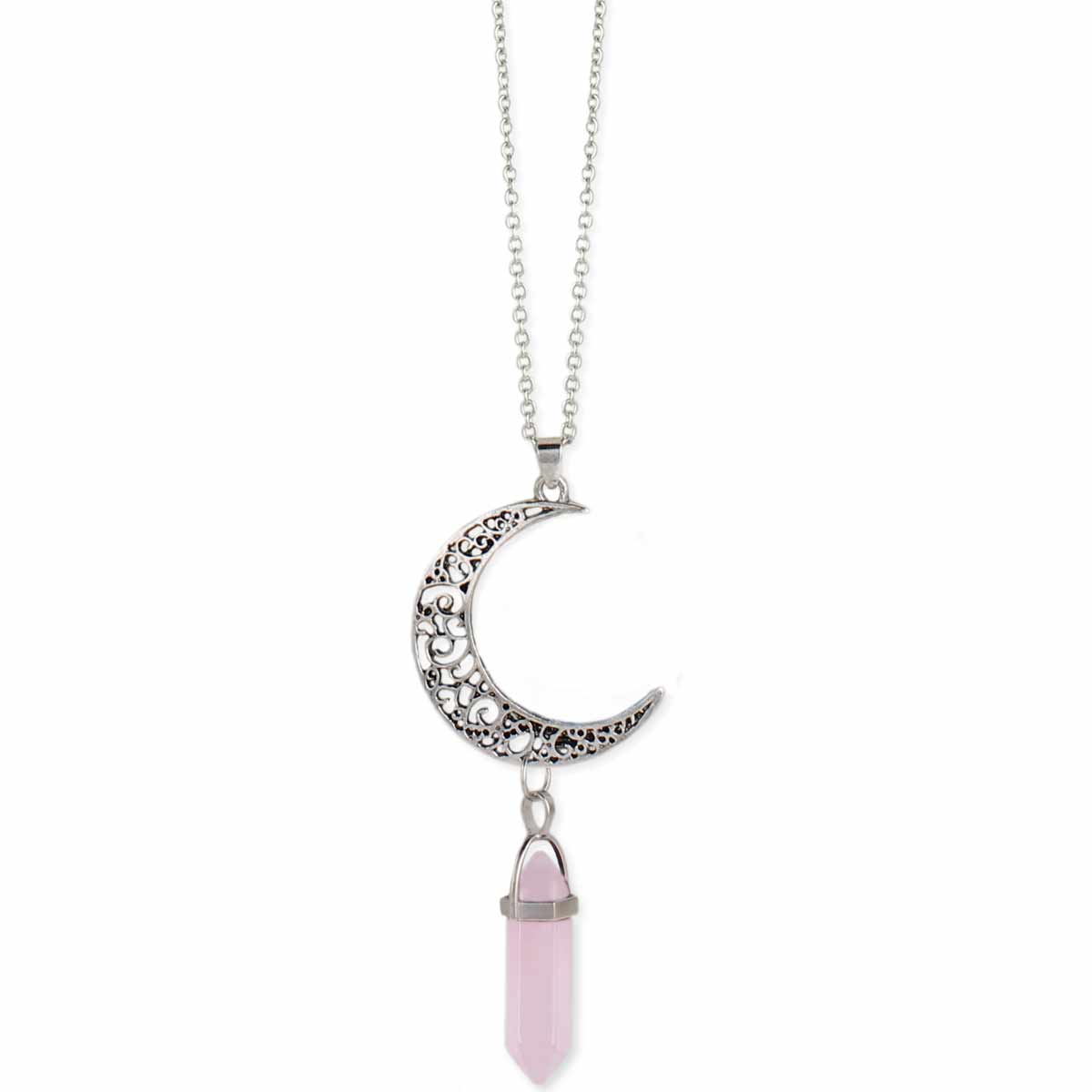 Necklace - Moon Rose Quartz