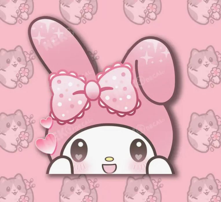 Red Hello Kitty Sticker - Red Hello Kitty Sanrio - Discover & Share GIFs
