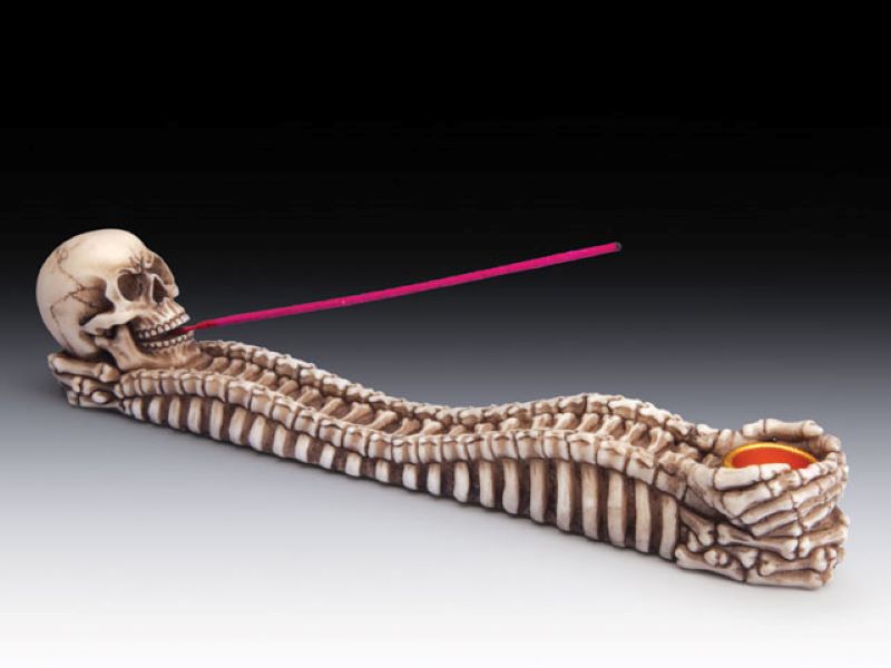 Incense Burner - Skeleton-hotRAGS.com