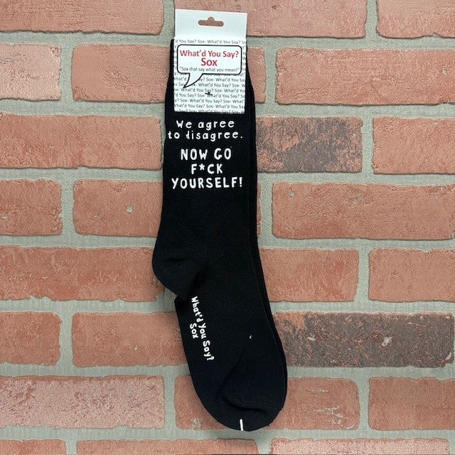 Socks - Now Go Fuck Yourself-hotRAGS.com