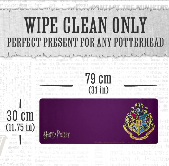 Harry Potter Symbols Desk Mat Approx. 35 x 50 cm Wipe-Clean
