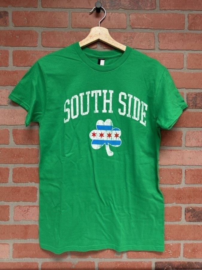 T-Shirt - Chicago Southside Shamrock-hotRAGS.com