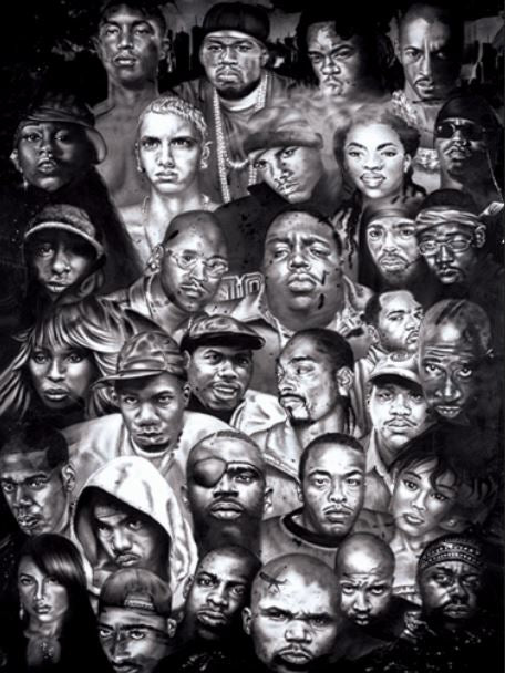 Pic 3D - Rap Legends 15x11 | hotRAGS.com