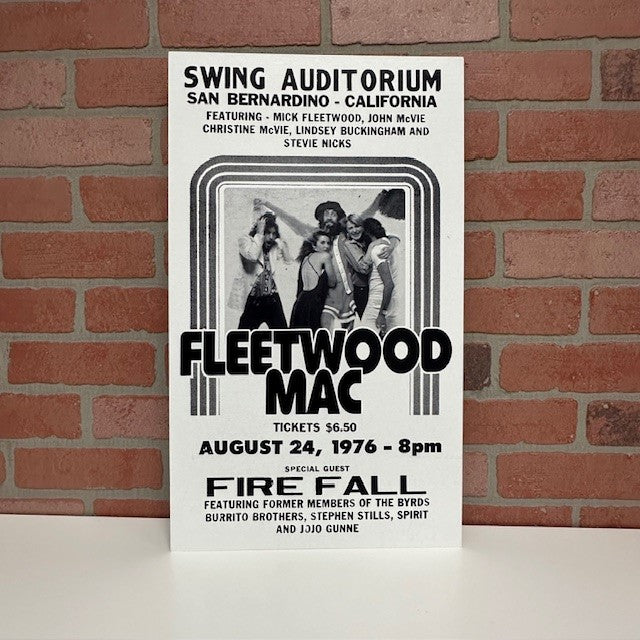 Concert Poster - Fleetwood Mac Swing Auditorium - 22x14-hotRAGS.com