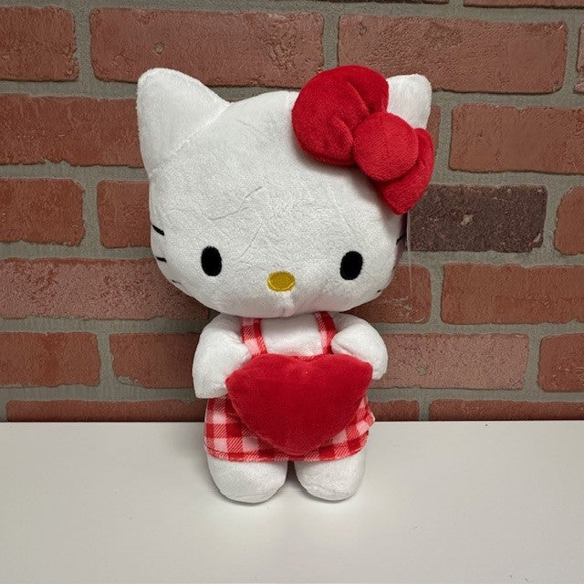 Plush - Hello Kitty Dressed In Hearts - 10.5 in.-hotRAGS.com