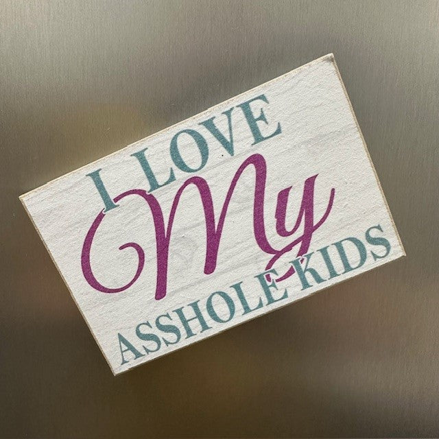 Magnet - I Love My Asshole Kids - 3 X 4.5-hotRAGS.com