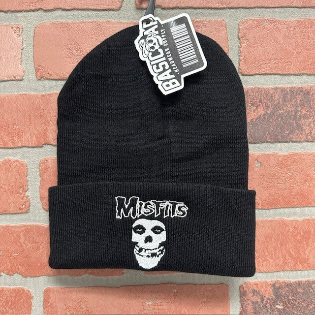 Beanie - Misfits Logo Skull-hotRAGS.com