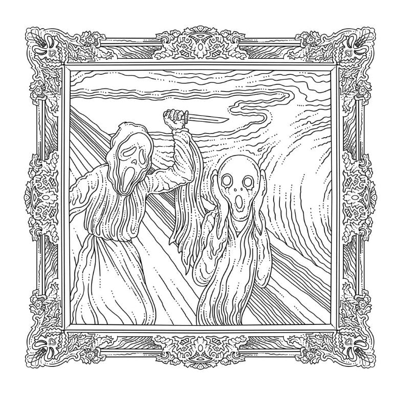 Book - Beauty And Horror 6: Famous Monsterpieces Coloring Book-hotRAGS.com