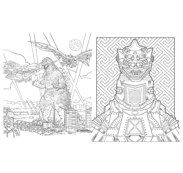 Book - Godzilla Coloring Book-hotRAGS.com