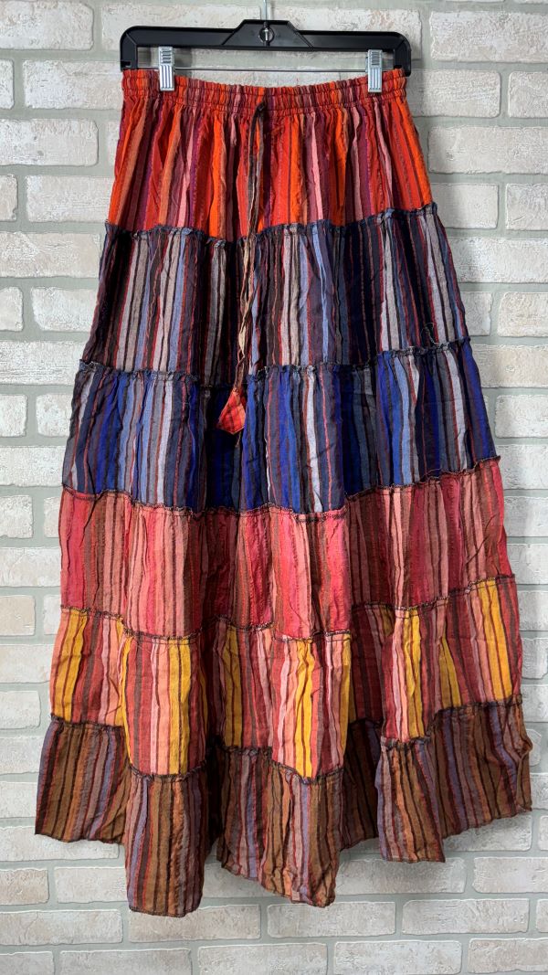 Skirt - Maxi Patch - Rust-hotRAGS.com