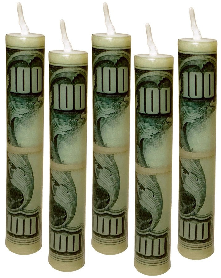 Candle Set - Money To Burn 5pc-hotRAGS.com