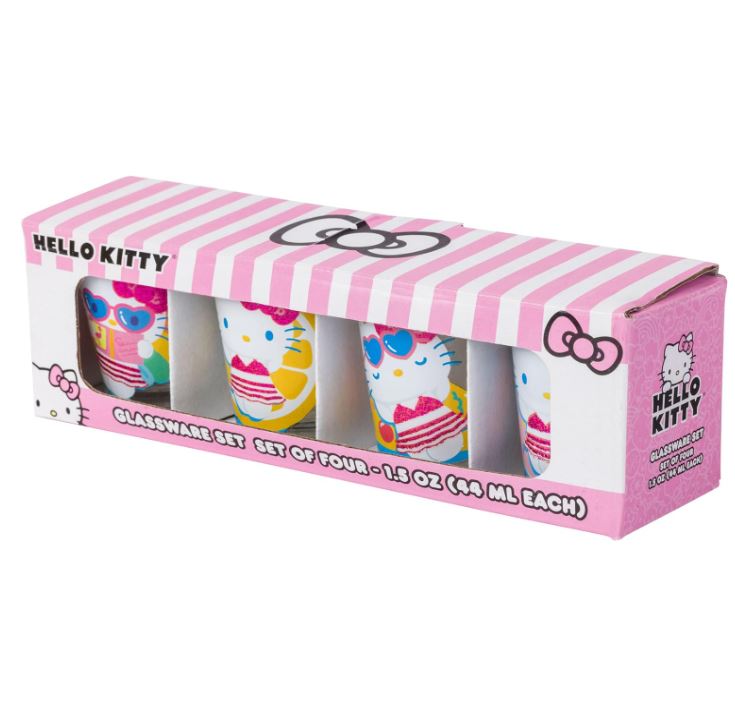 Glass Set - Mini Hello Kitty - 4pc-hotRAGS.com