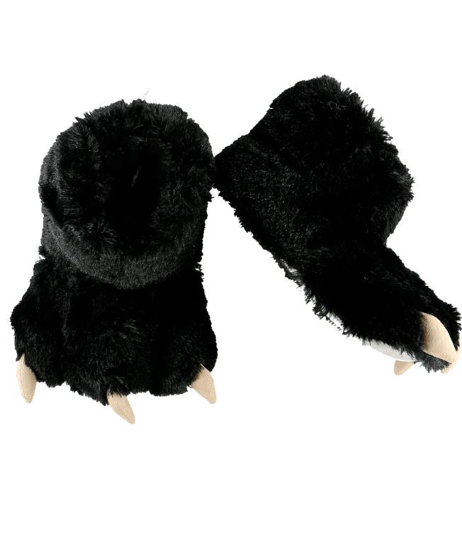 Slippers - Bear Paw - Black-hotRAGS.com