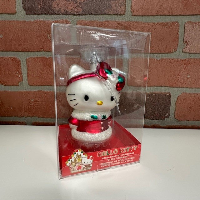 Ornament - Hello Kitty Glass - 4.5"-hotRAGS.com