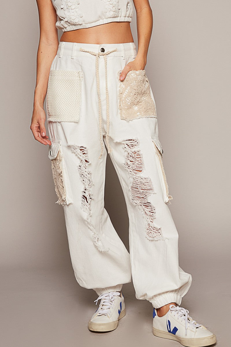 PANTS - JOGGER VINTAGE - OFF WHITE-hotRAGS.com