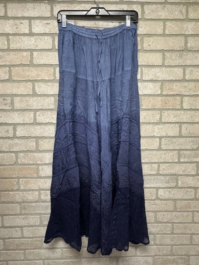 Skirt - Maxi Navy Ombre-hotRAGS.com