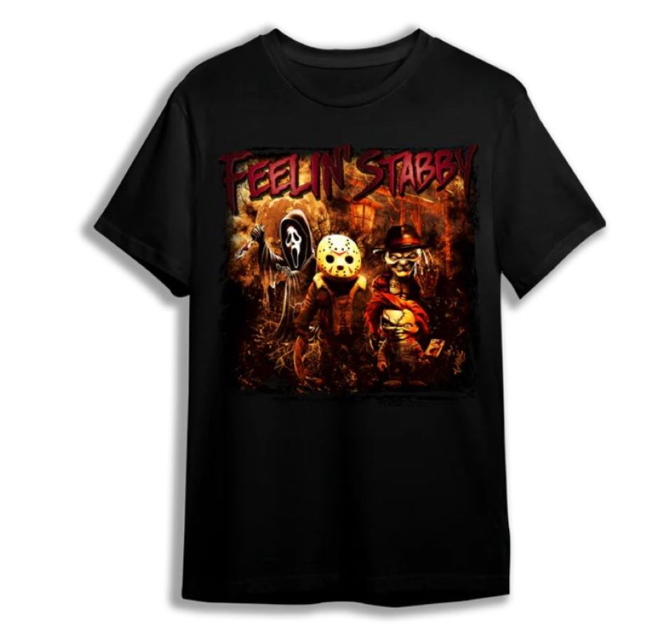 T Shirt - Horror Feelin Stabby-hotRAGS.com