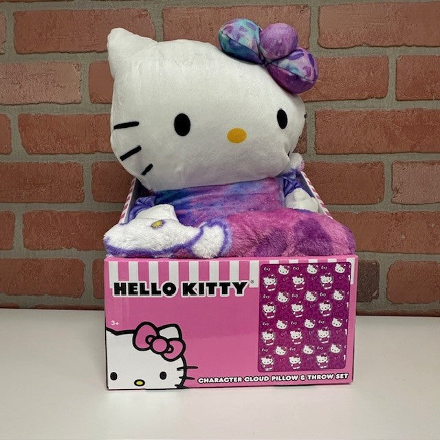 Pillow & Throw Set - Hello Kitty Cloud-hotRAGS.com