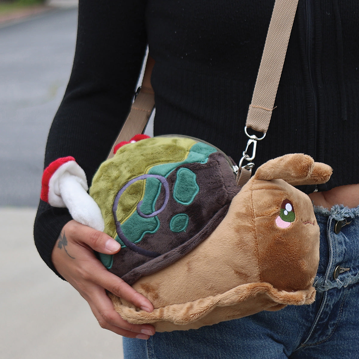 Bag - Crossbody Plush Snail-hotRAGS.com