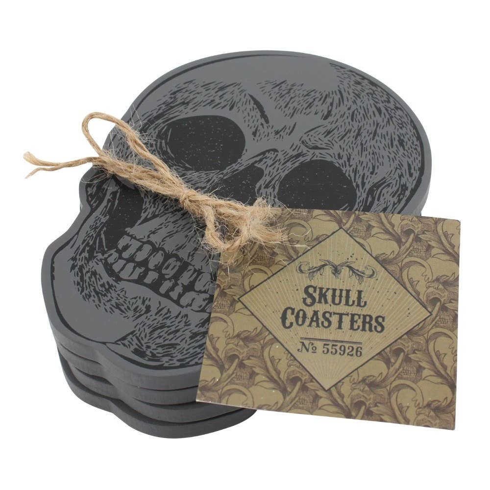 Coaster - Skull Set Of 4-hotRAGS.com