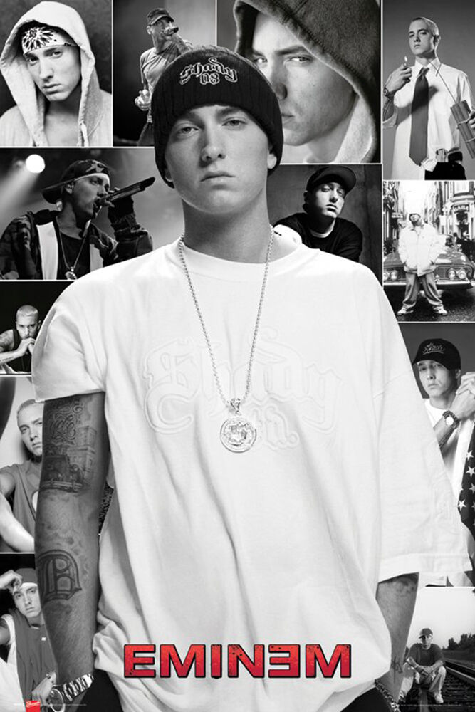 Poster - Eminem Collage - 24x36-hotRAGS.com