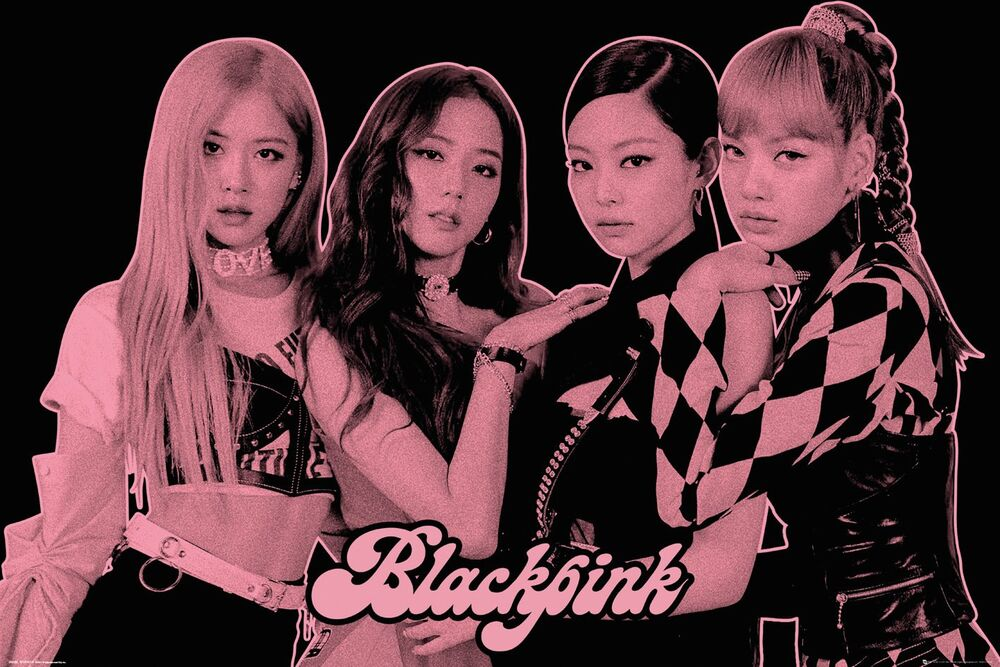 Poster - Black Pink - 24x36-hotRAGS.com