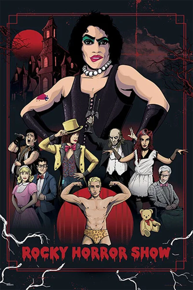 Poster- Rocky Horror Collage - 24x36-hotRAGS.com