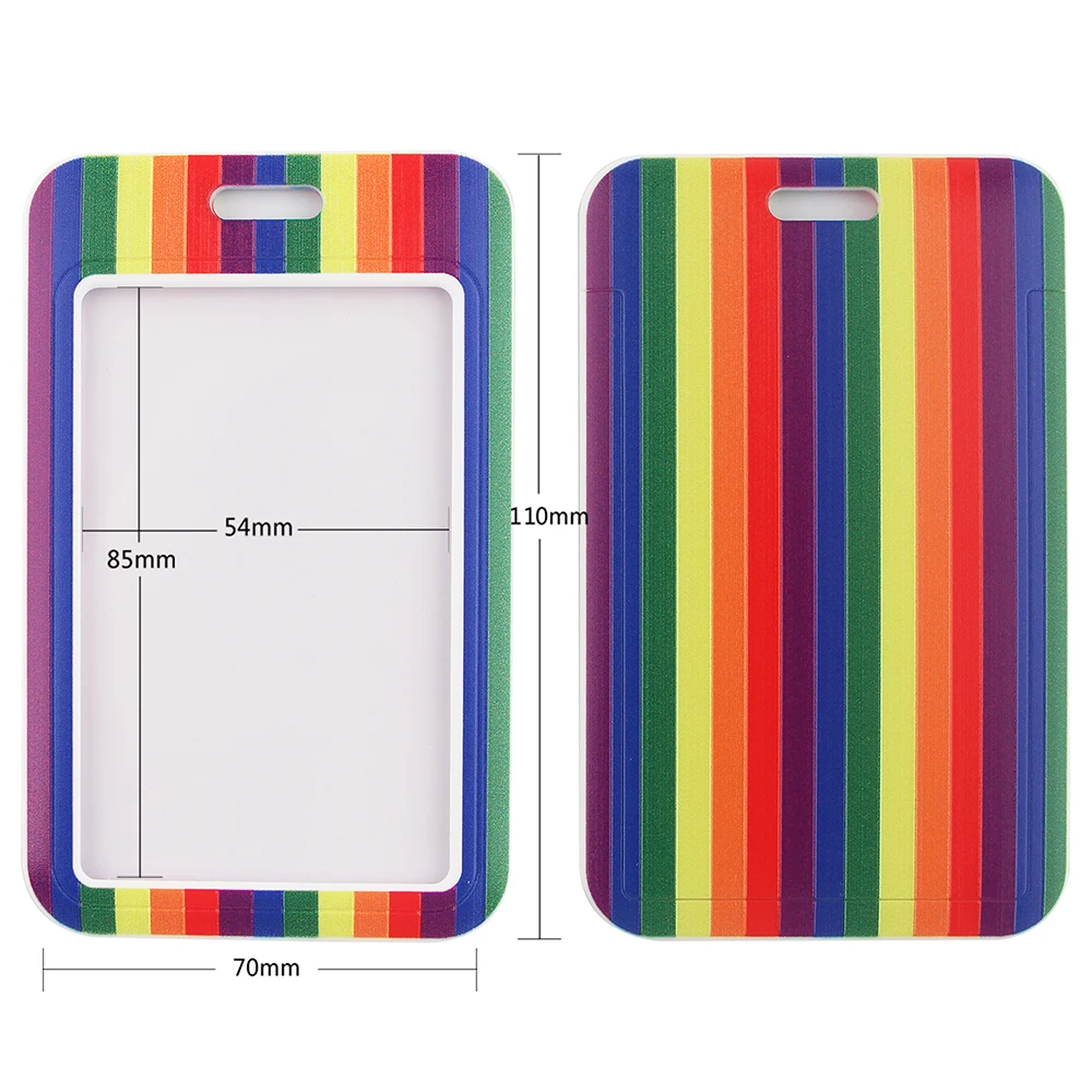 Lanyard - Rainbow ID Card Holder-hotRAGS.com