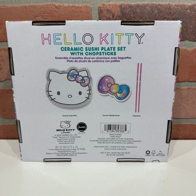 Sushi Plate Set - Hello Kitty Shaped-hotRAGS.com