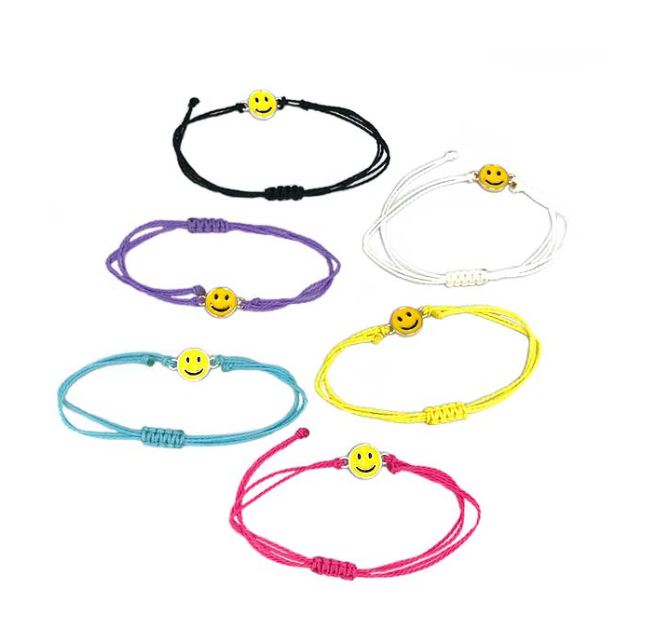 Bracelet - Smiley Face - Adjustable-hotRAGS.com