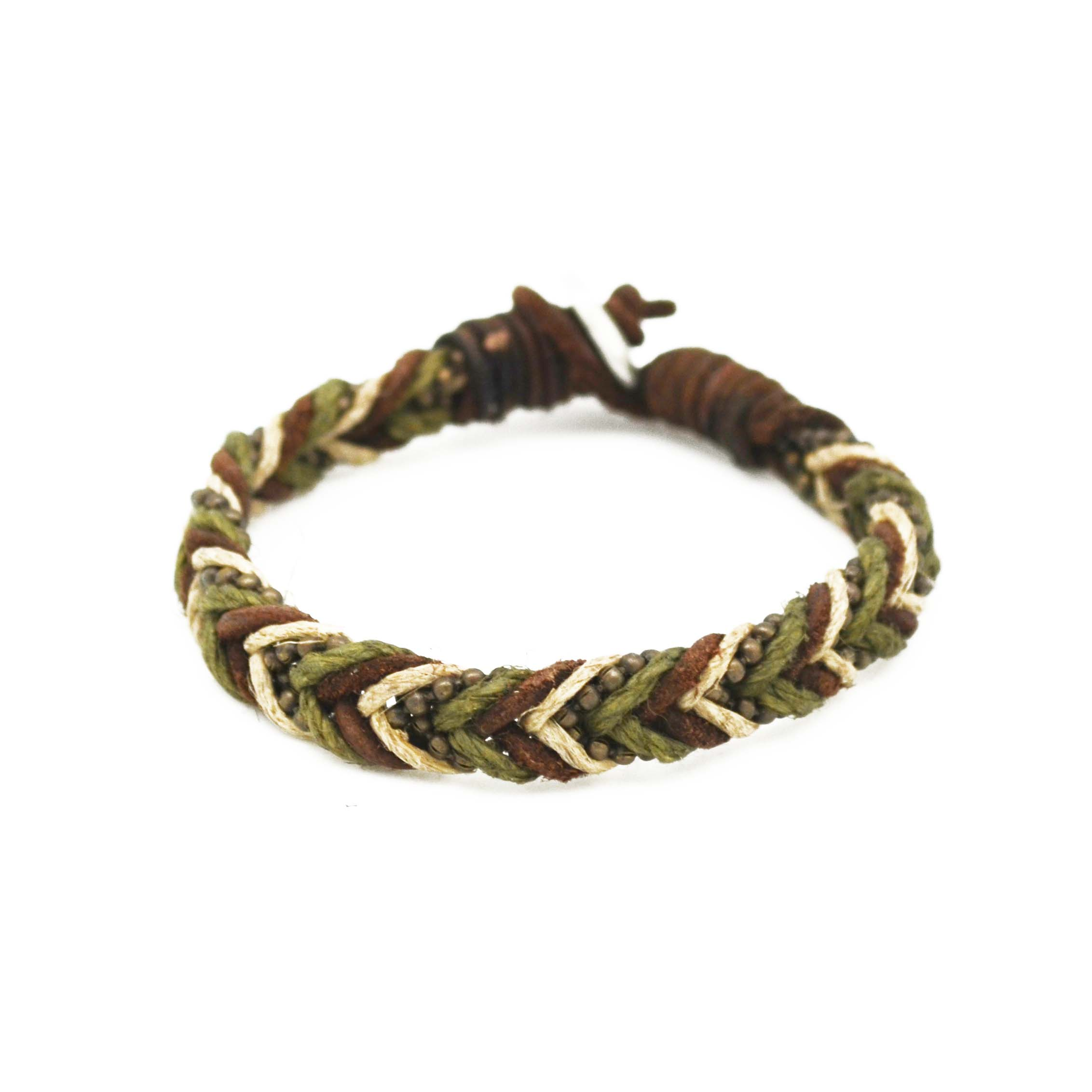 Bracelet - Braided Beaded-hotRAGS.com