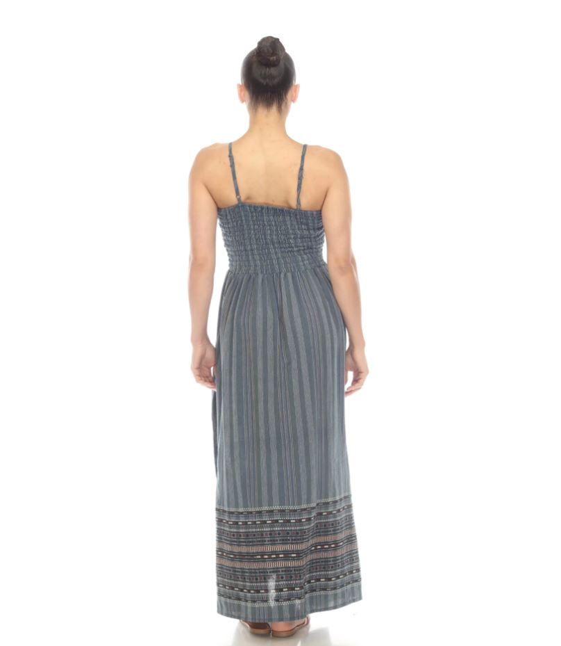 Dress - Maxi Sahara - Blue-hotRAGS.com