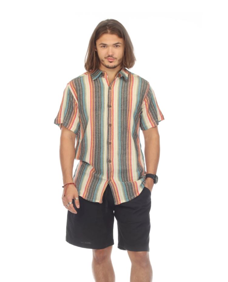 Shirt - Button Down- Striped Playa-hotRAGS.com