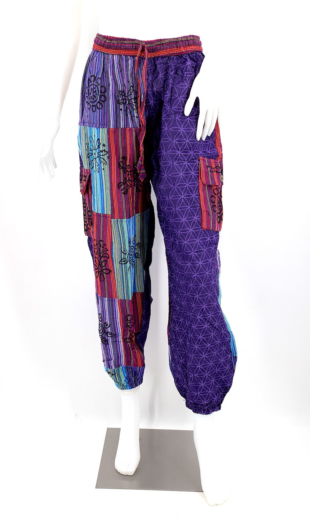 Pants - Harem Patchwork-hotRAGS.com