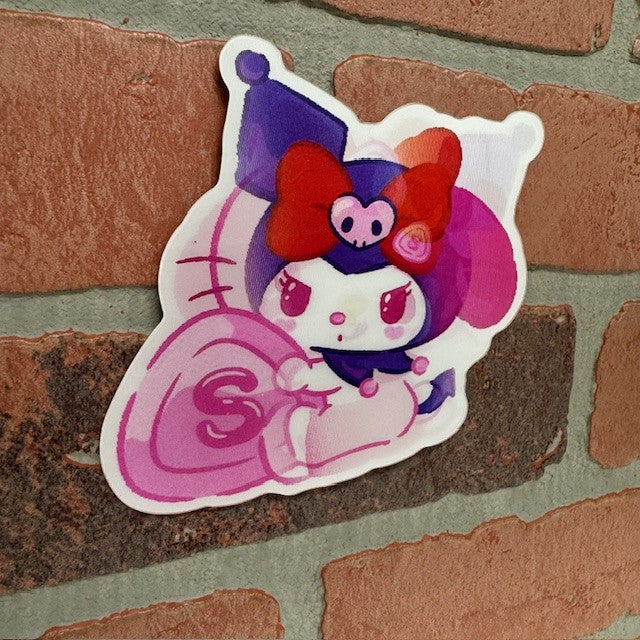 Sticker - 3D Kuromi My Melody-hotRAGS.com