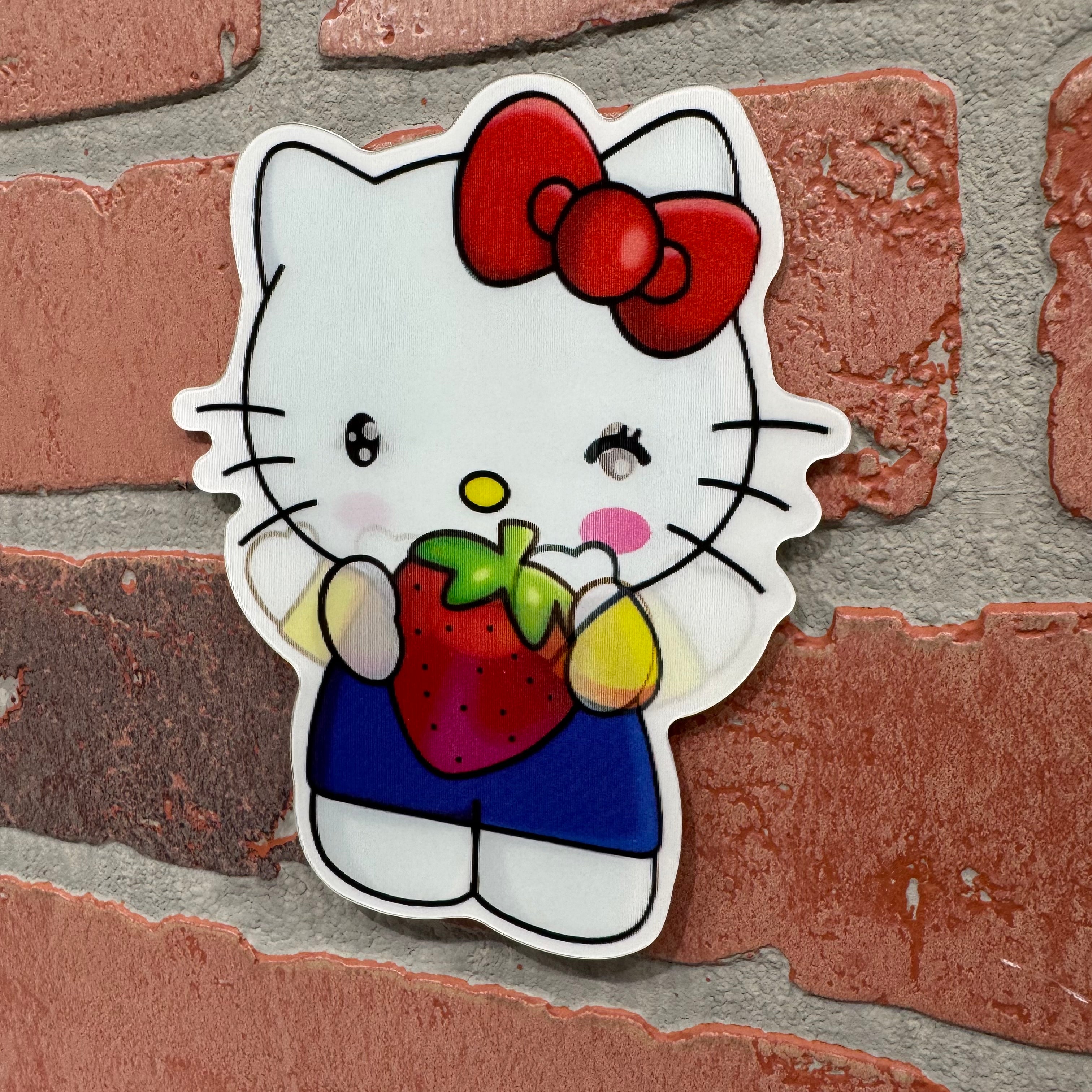 Sticker - 3D Hello Kitty Overalls-hotRAGS.com