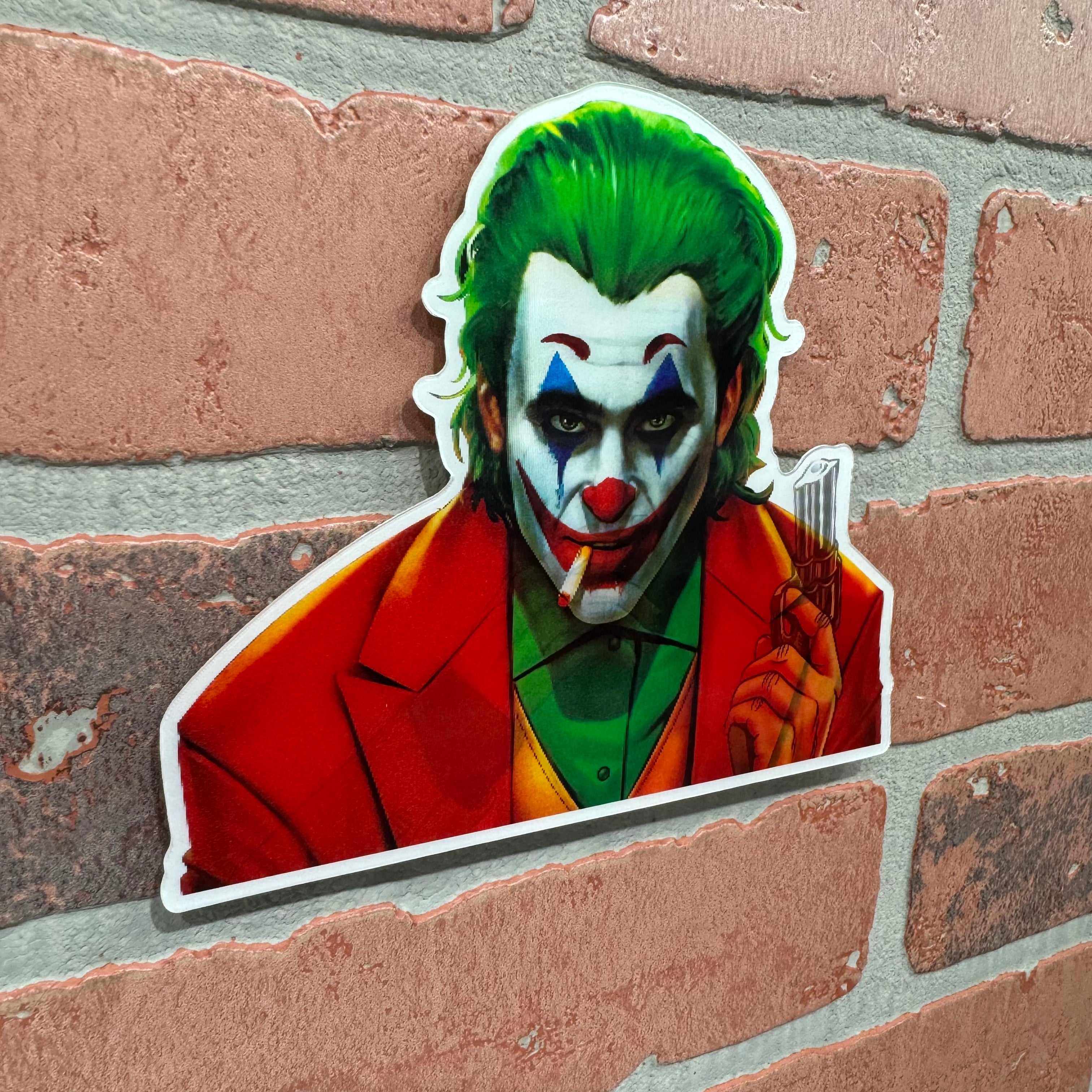 Sticker - 3D Joker Toker Gun-hotRAGS.com