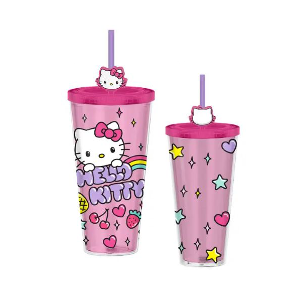 Tumbler - Hello Kitty Rainbow - 24oz-hotRAGS.com