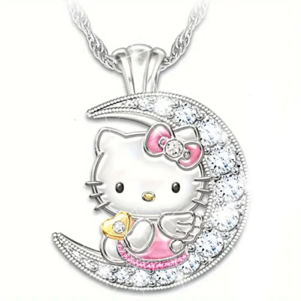 Necklace - Hello Kitty Moon-hotRAGS.com