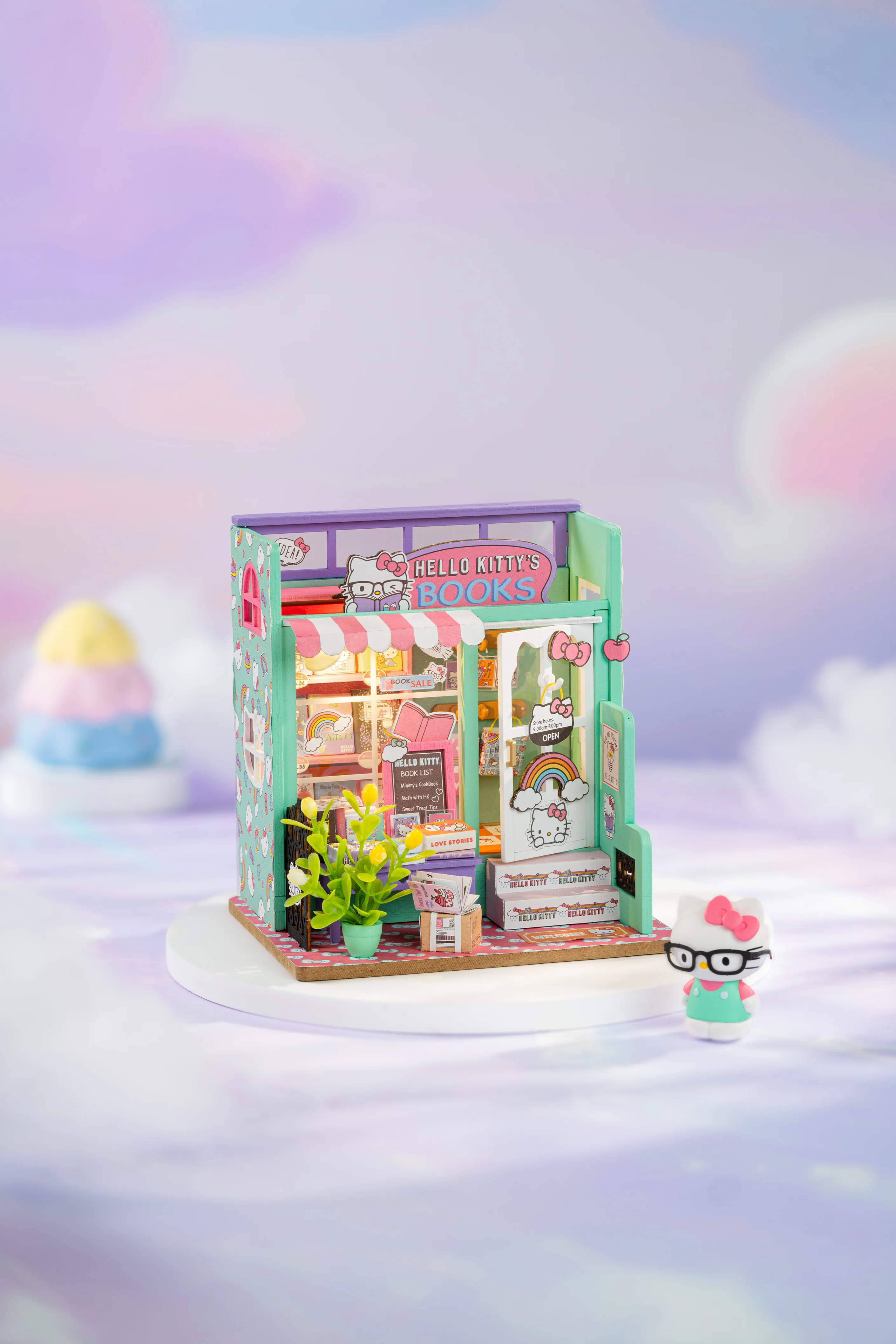 Kit - Hello Kitty Bookstore DIY Miniature House Kit-hotRAGS.com