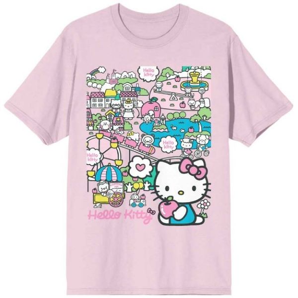 T Shirt - Hello Kitty Family - Pink-hotRAGS.com