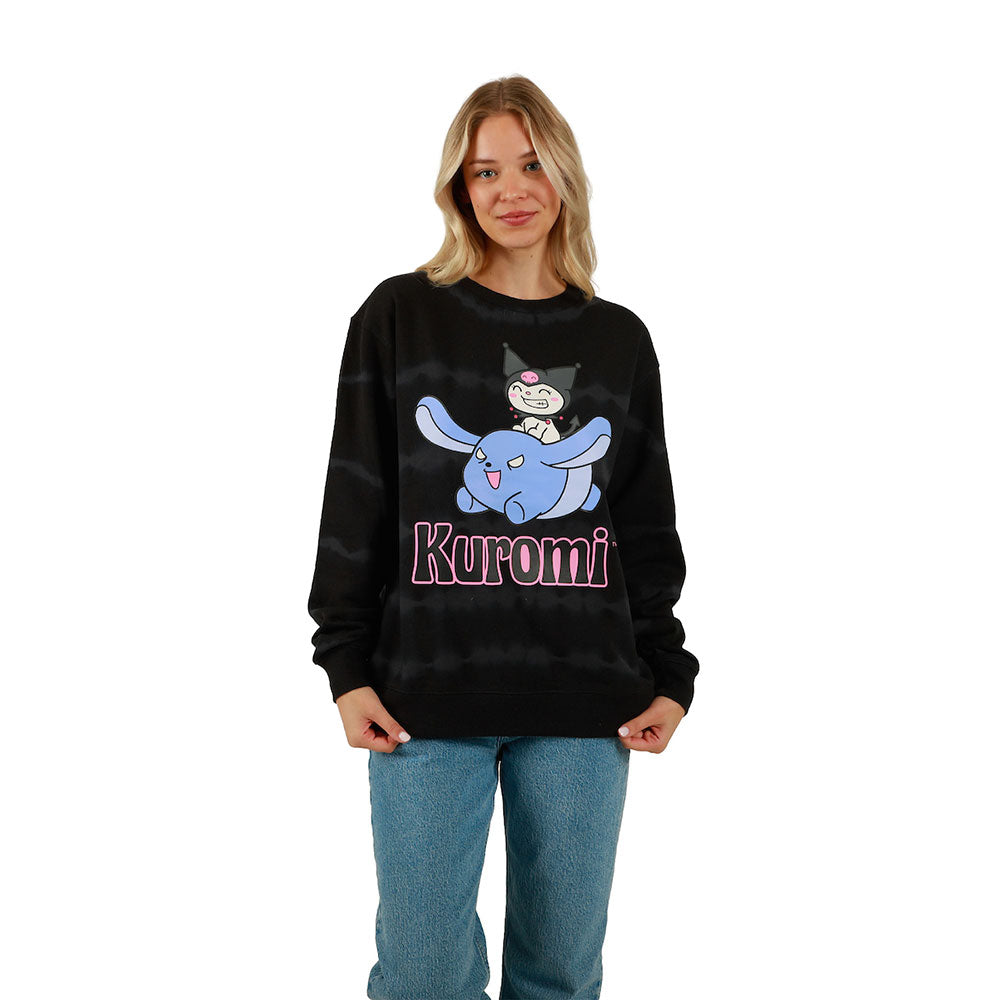 Sweatshirt - Kuromi And My Melody Reversible Sweatshirt-hotRAGS.com