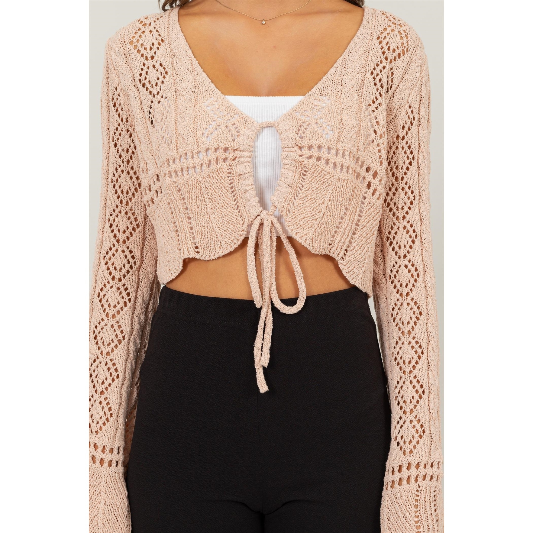 Cardigan Crop Crochet-hotRAGS.com