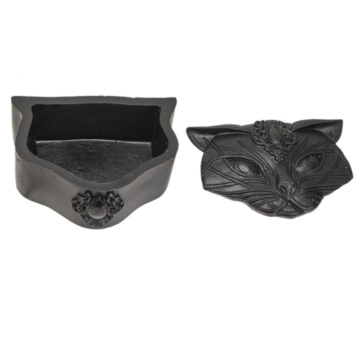 Trinket Box - Sacred Black Cat-hotRAGS.com