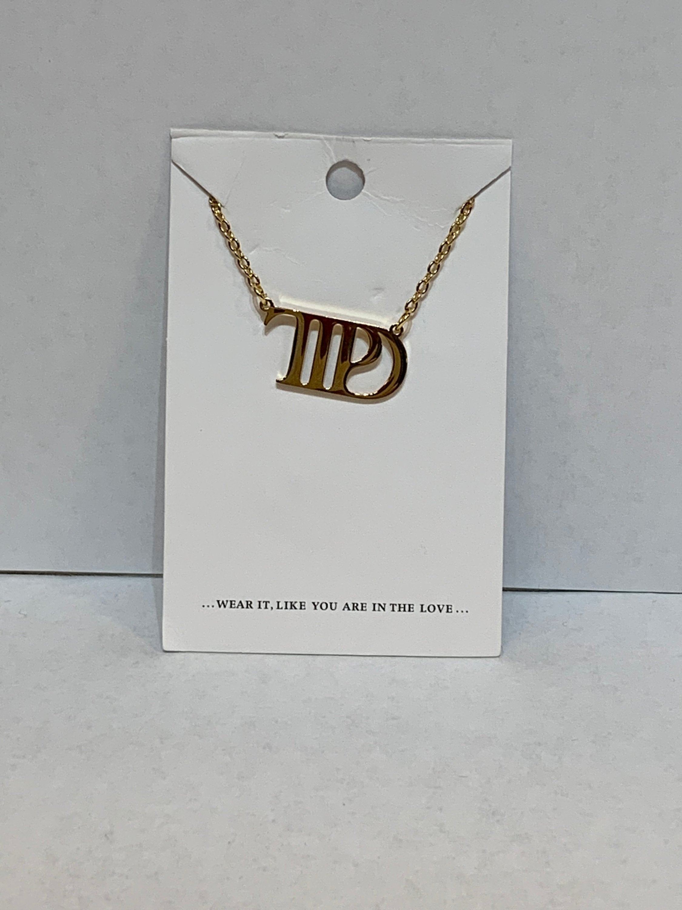 Necklace - Ts TTPD - Gold-hotRAGS.com